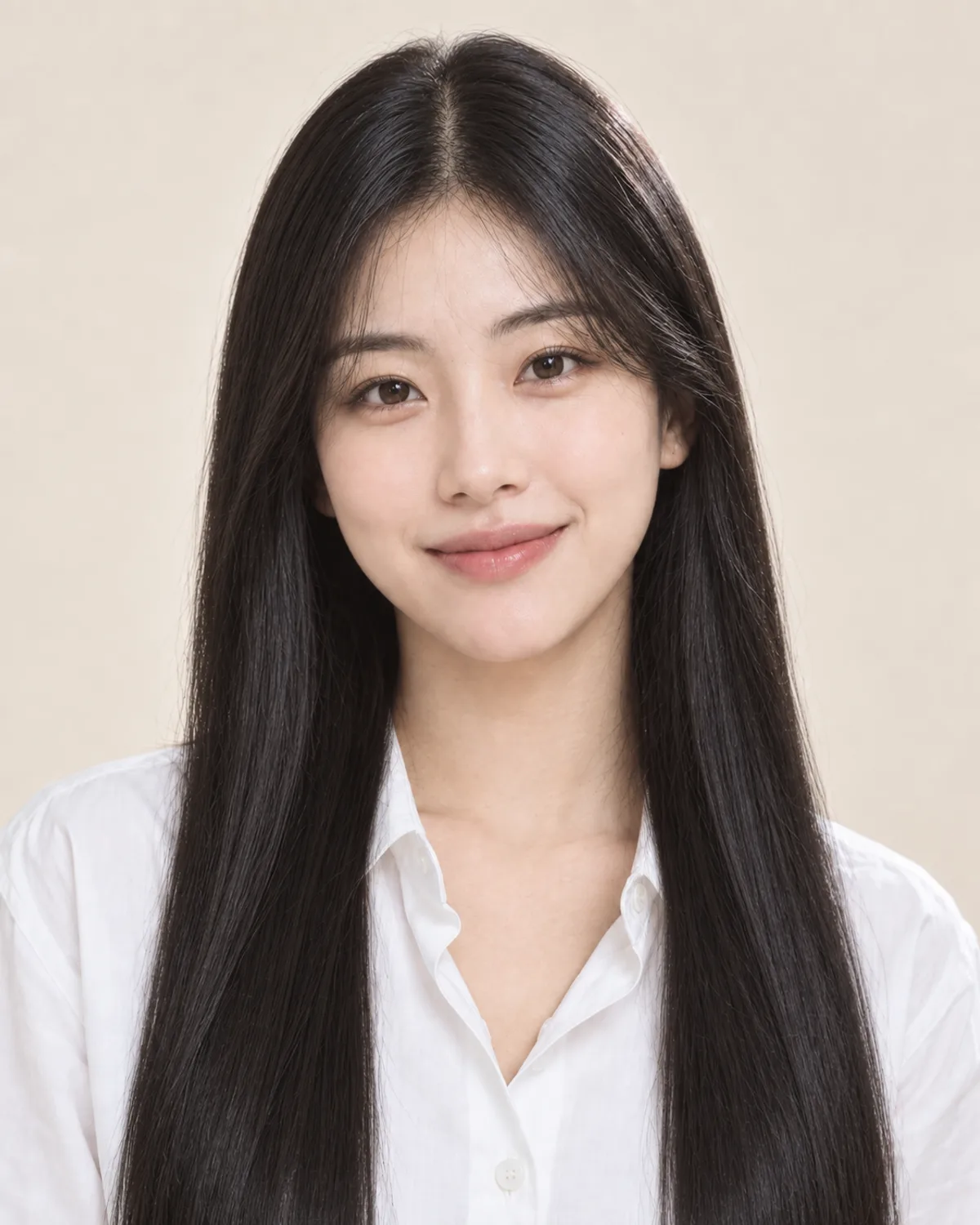 Portrait wearing the Straight lace front