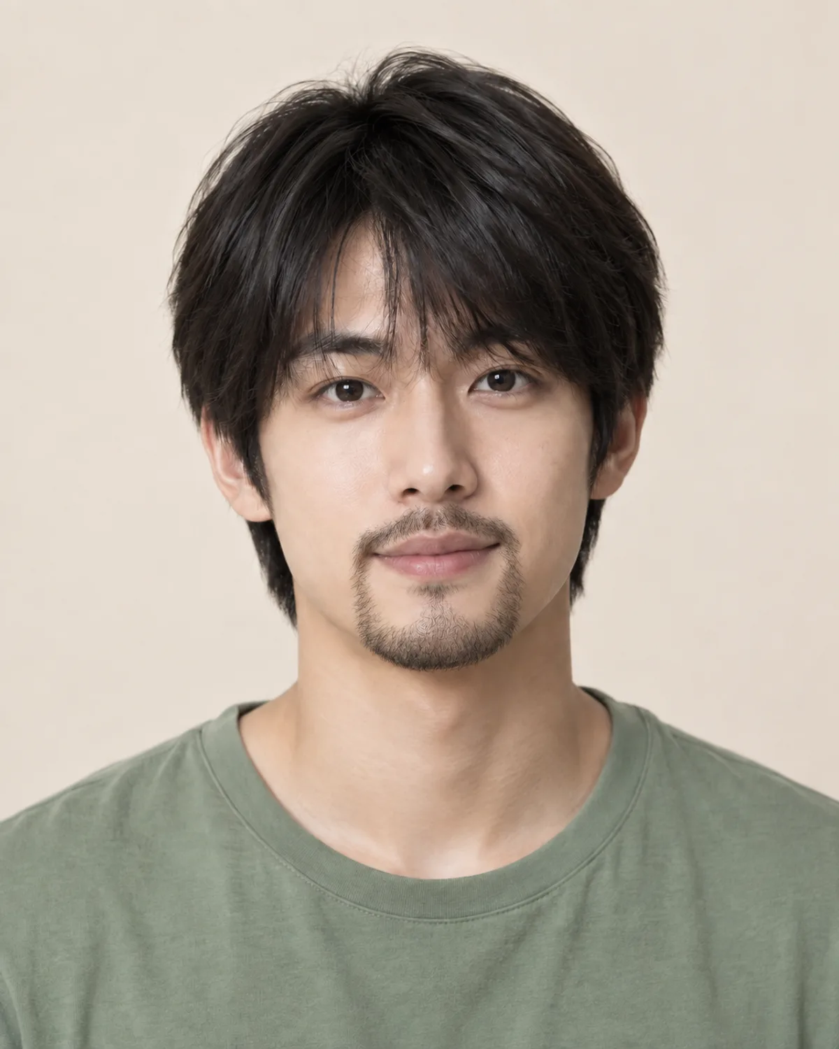 Goatee added to the same portrait