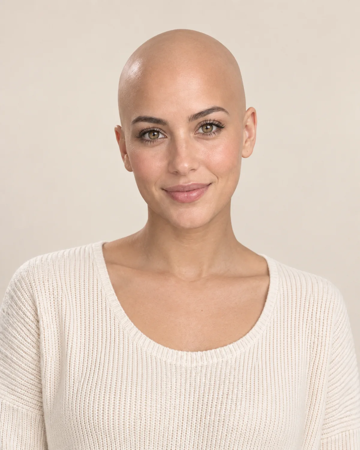 Bald filter preview: Clean-shaven bald