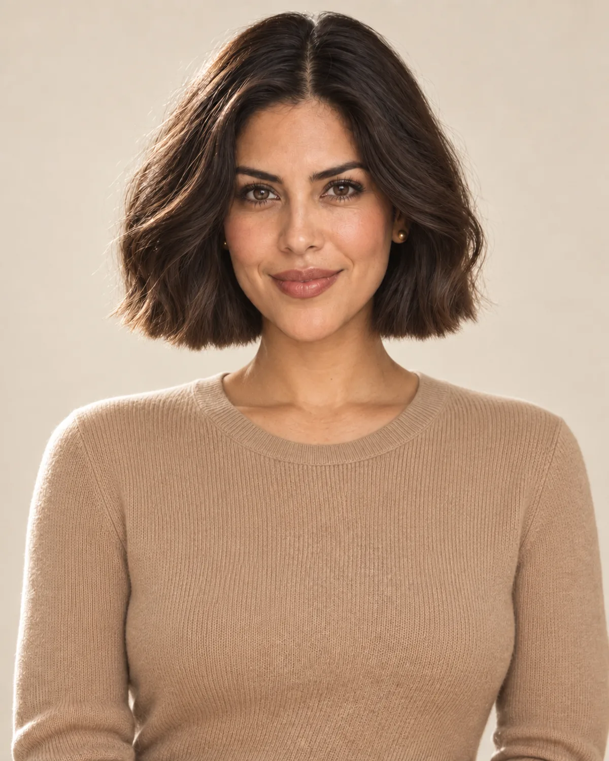 Portrait with a bob preview: Blunt bob
